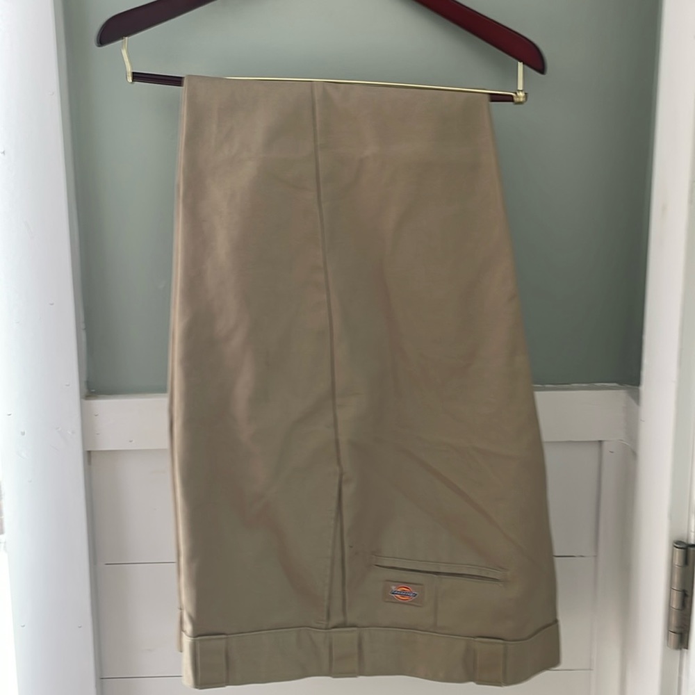 Men’s khaki Dickies work pants.  Size 44” x 28 NWOT